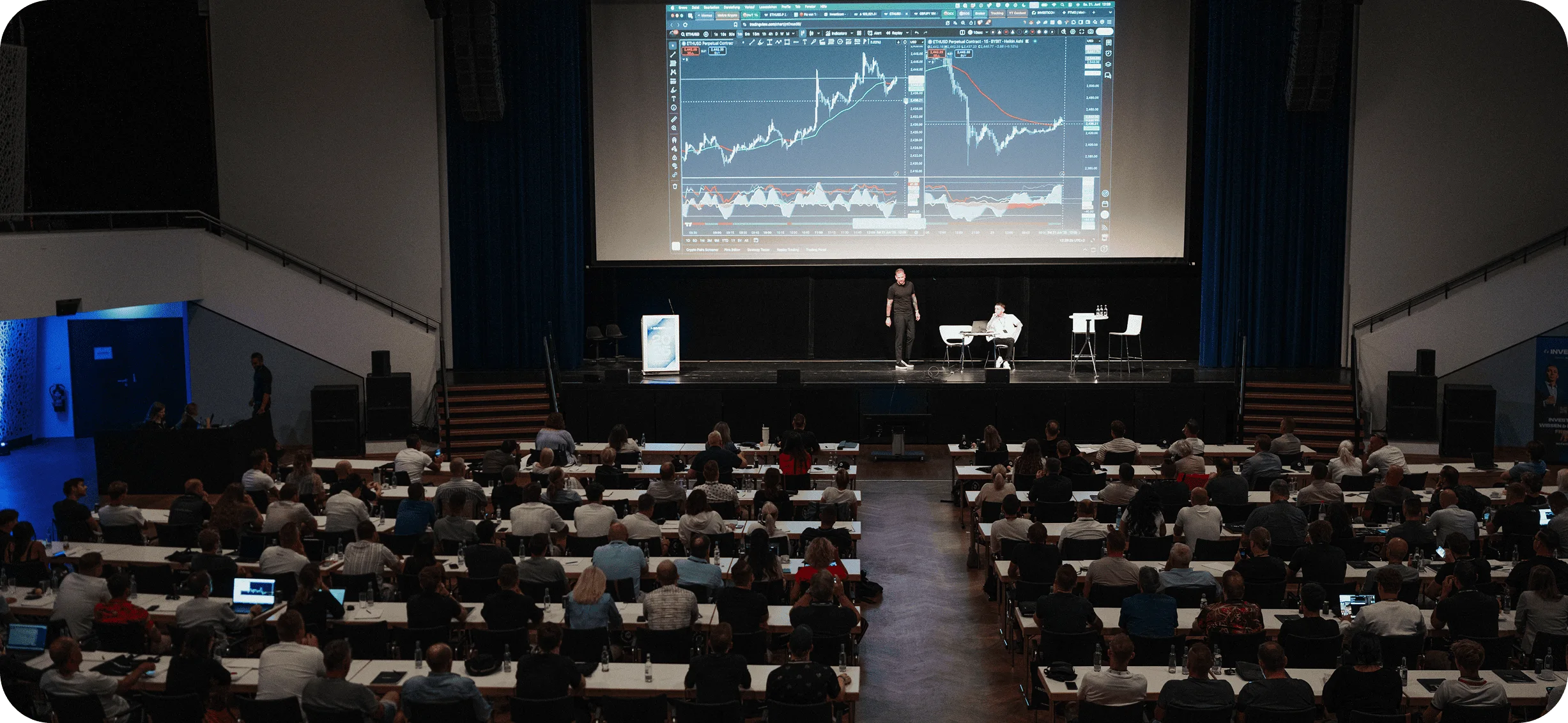 Die Rhein-Mosel-Halle während der Investicom